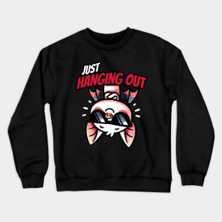 Just hanging out Chillout Bat Crewneck Sweatshirt